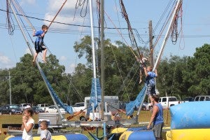 There are plenty of fun things for the kids to do at the "Showdown on the Sabine" boat races. (Tommy Mann Jr. / The Orange Leader)