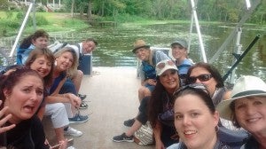 Photo courtesy of Vidor ISD Teachers from Vidor Independent School District enjoyed a boat ride at Shangri La Botanical Gardens on Thursday as part of their convocation. 