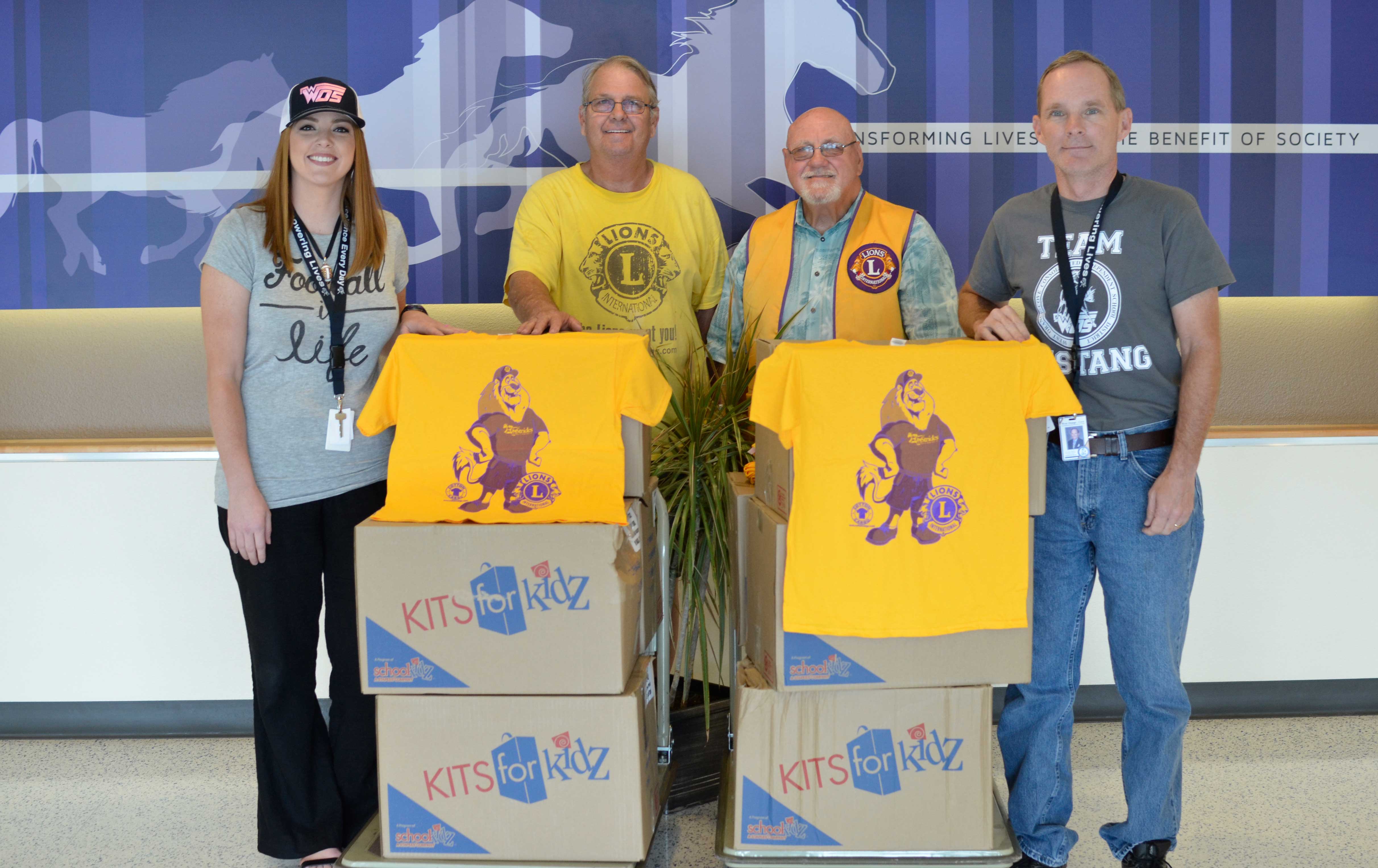 Lions Club gives Donation Orange Leader Orange Leader