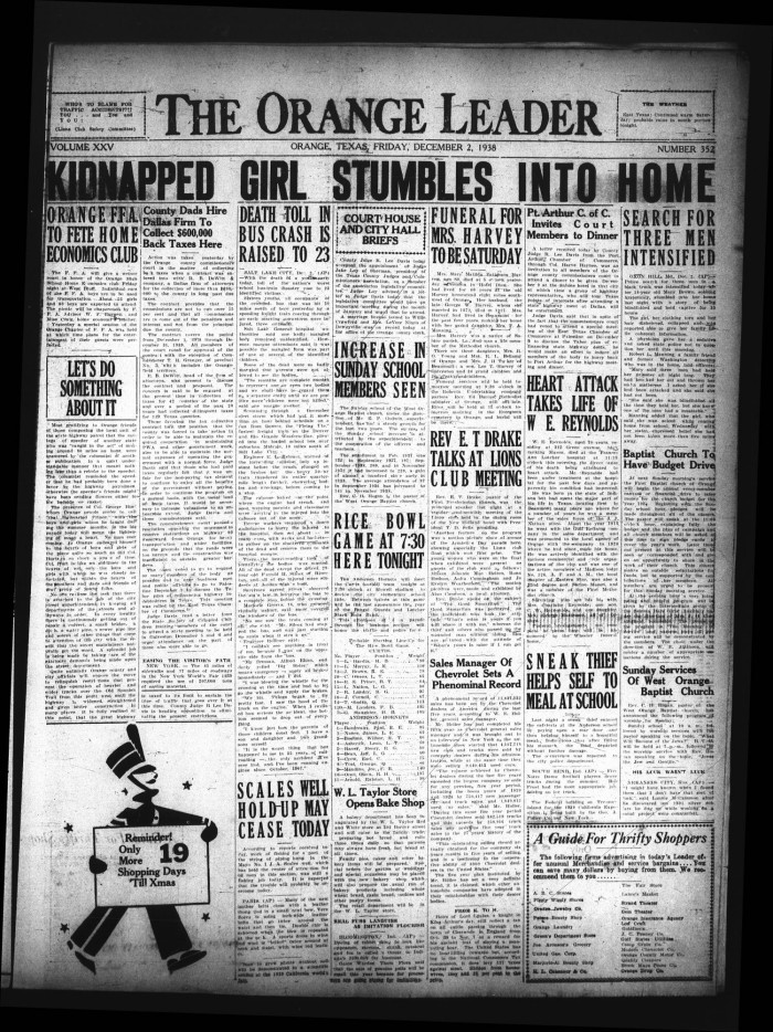 And Now You Know The Rice Bowl, Orange’s Bowl Game. Orange Leader