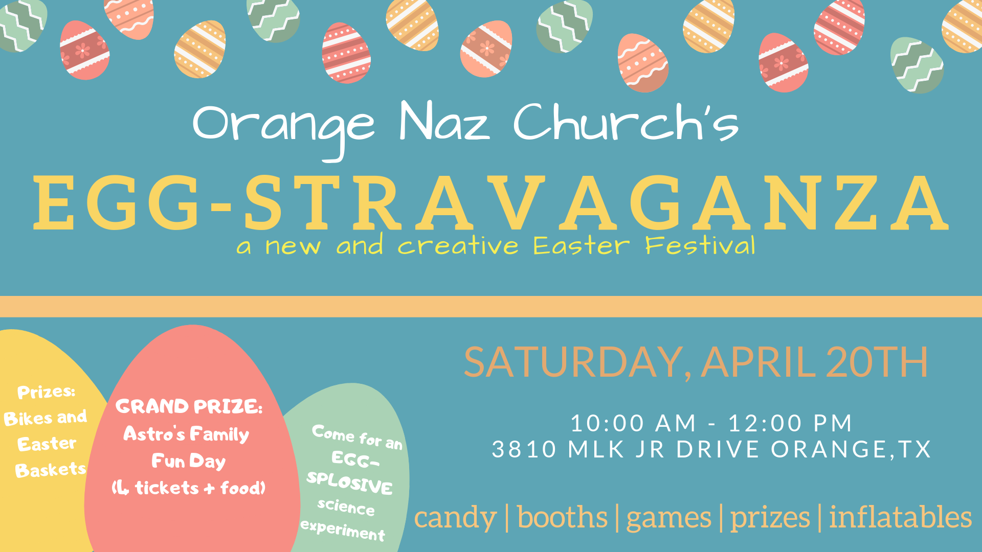 EGG-STRAVAGANZA Easter Festival coming soon - Orange Leader | Orange Leader