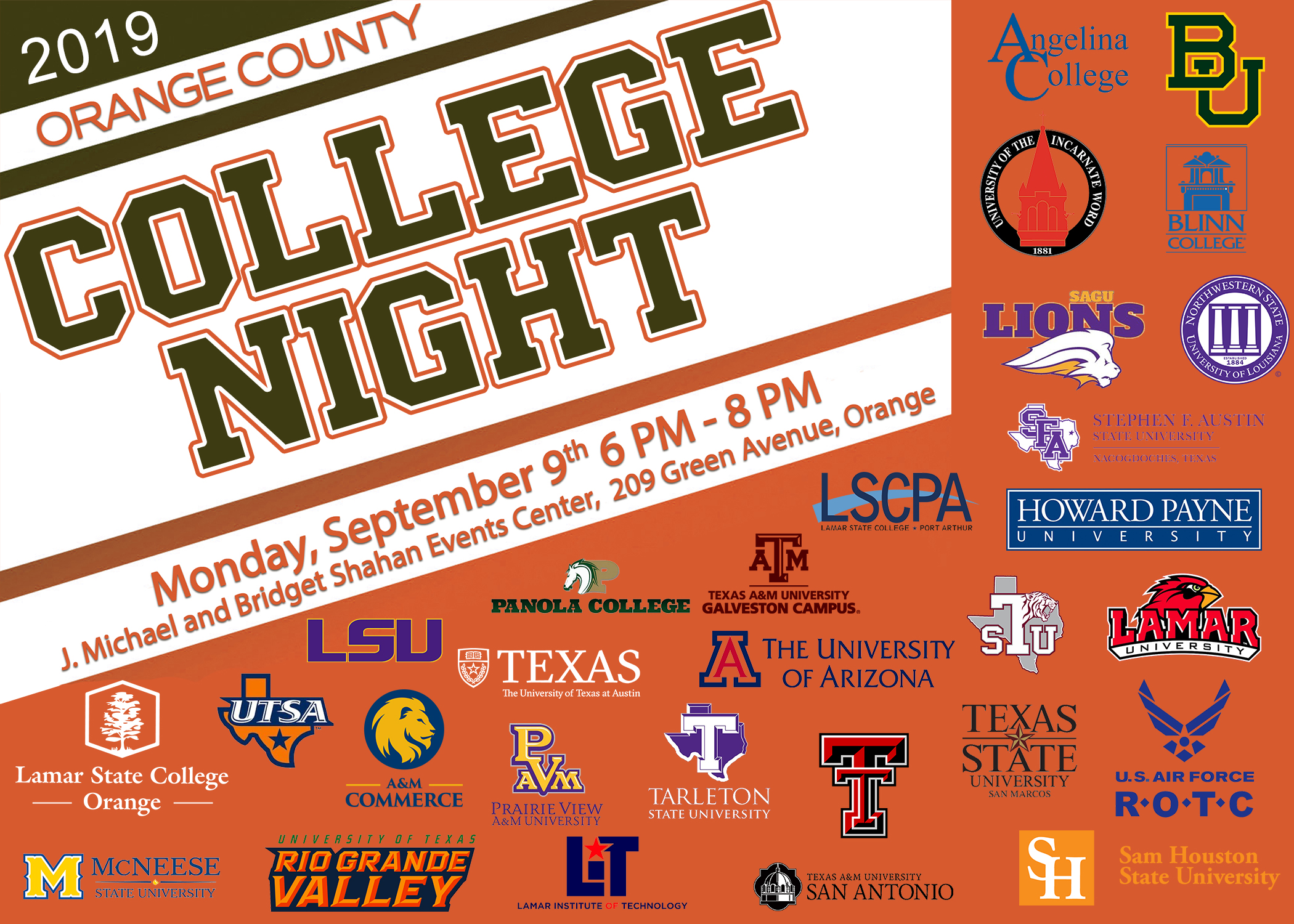 Orange County College Night Orange Leader Orange Leader