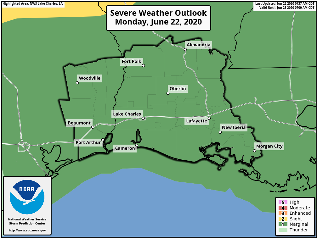 lake charles weather frcast