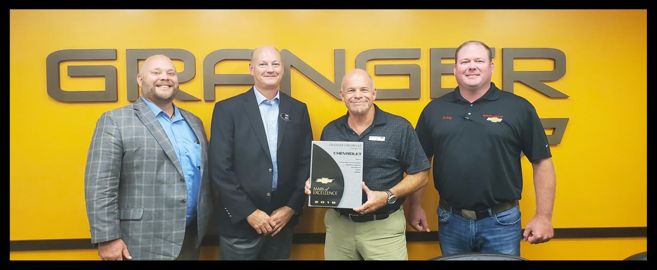Granger Chevrolet is honored with award Orange Leader Orange Leader