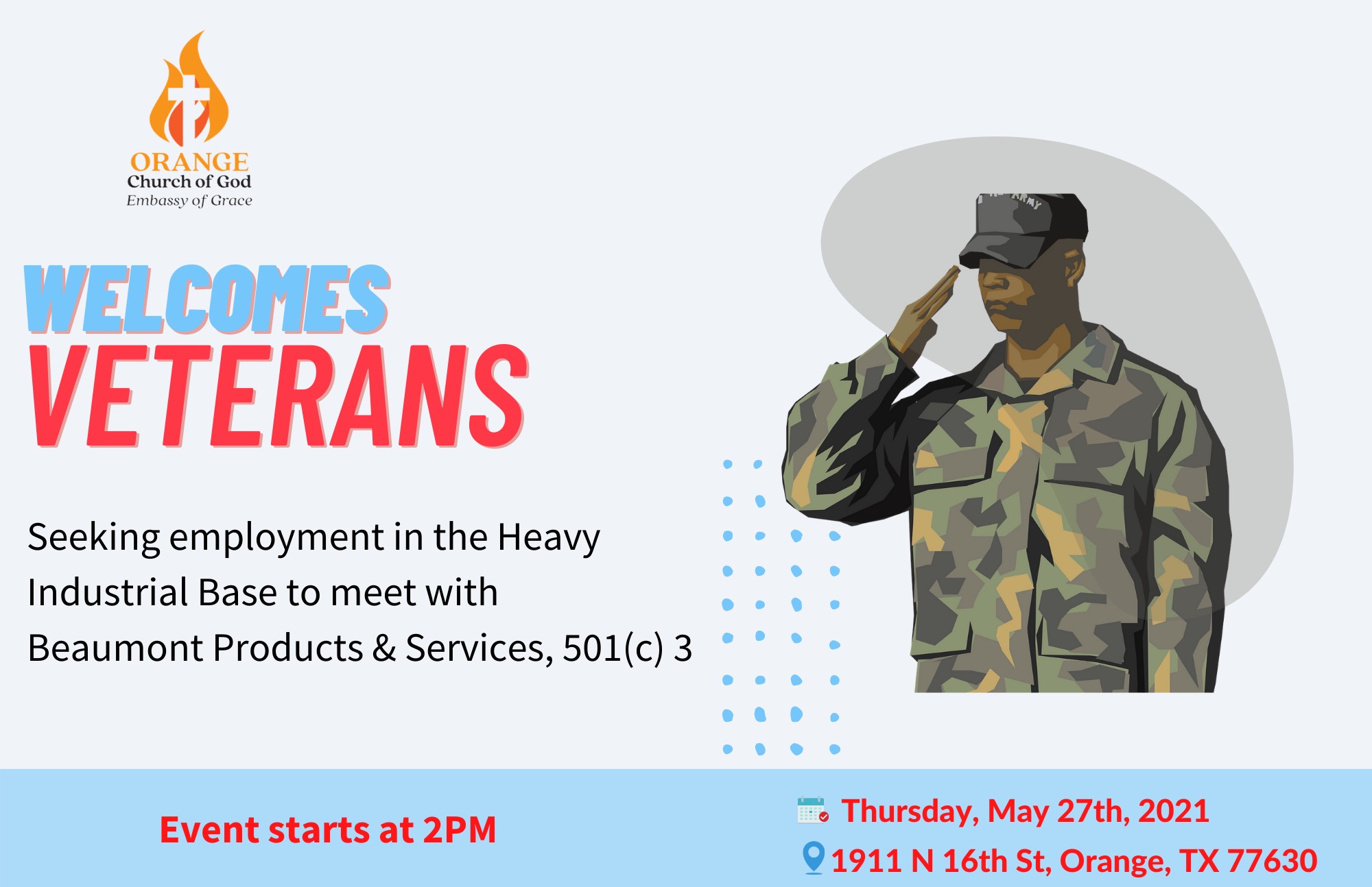 Jobs for Veterans Orange Leader Orange Leader