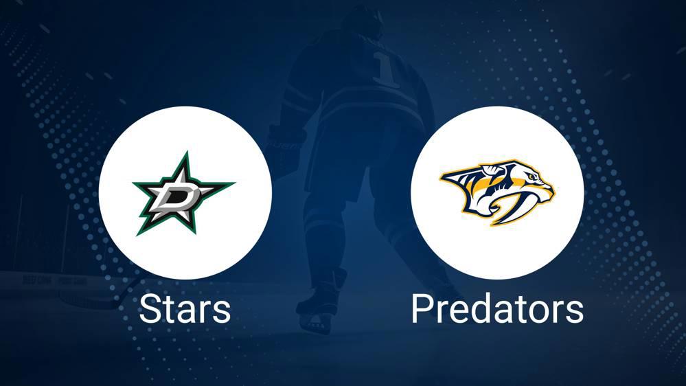 Stars vs. Predators Injury Report Today October 10 Orange Leader